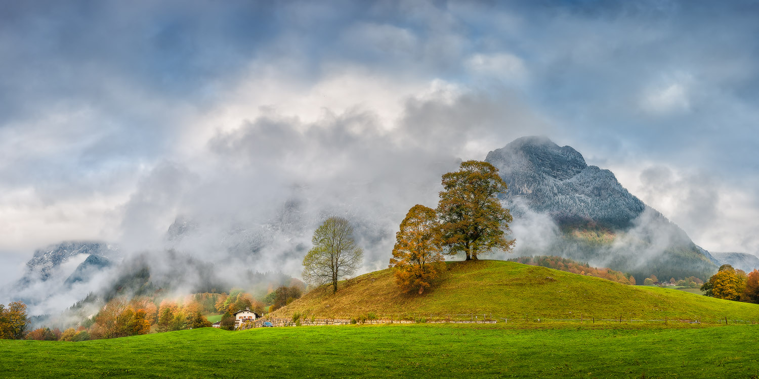 Осень в белой шапке облаков
