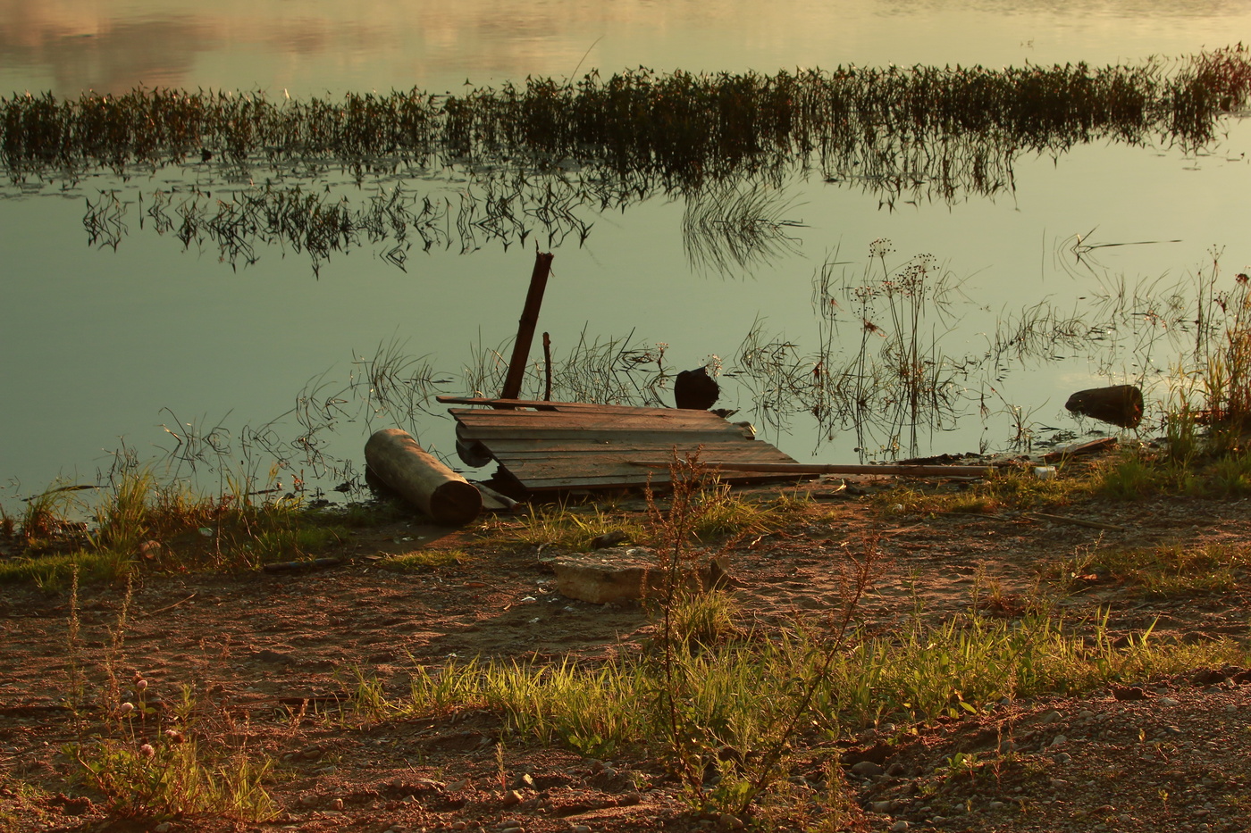 Закат на песке