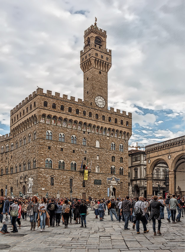Piazza della Signoria, Palazzo Vecchio