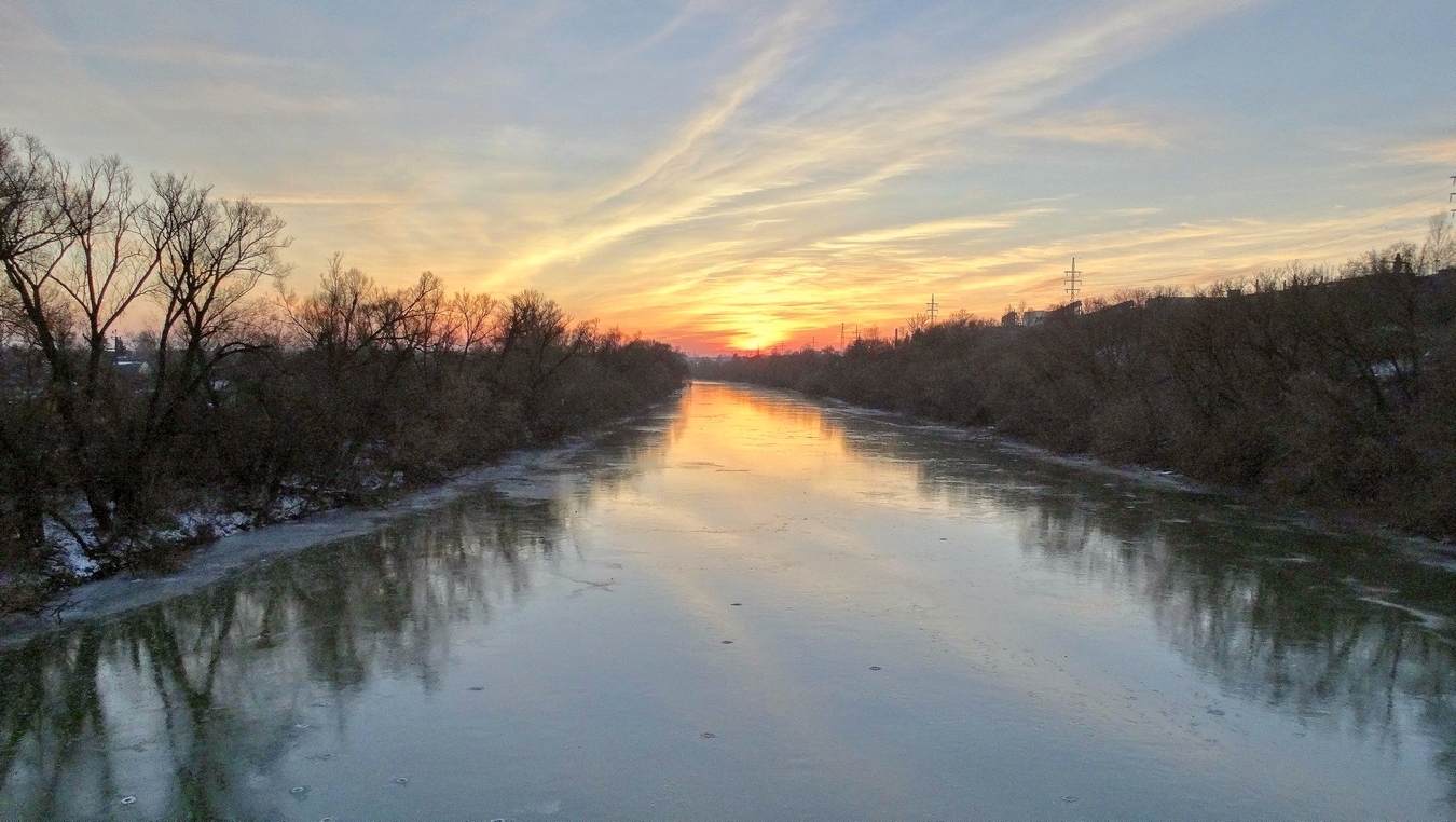 Ноябрьский вечер на Оке