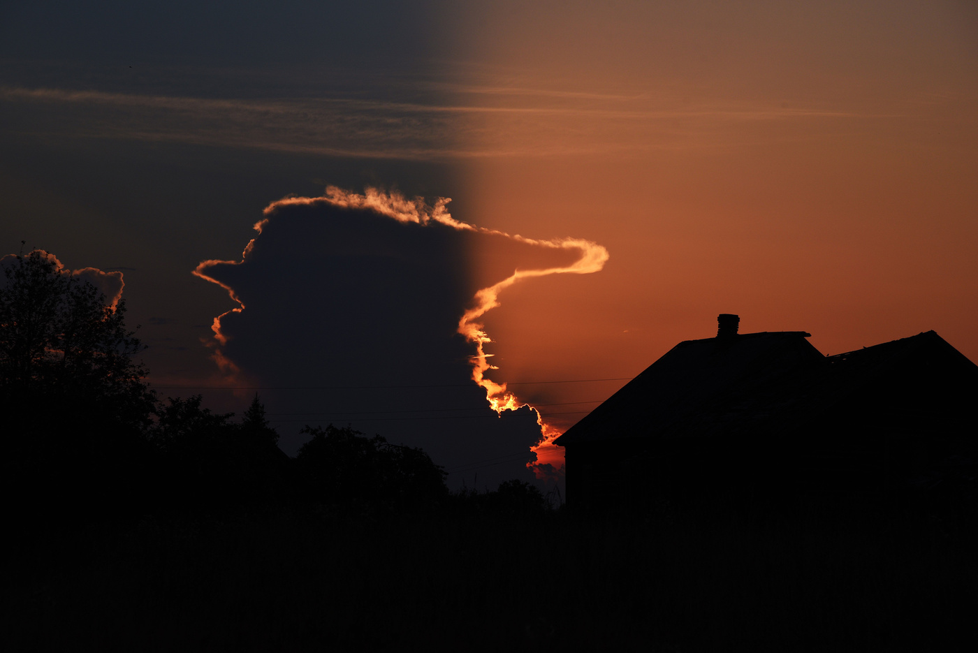 Поздний вечер ...