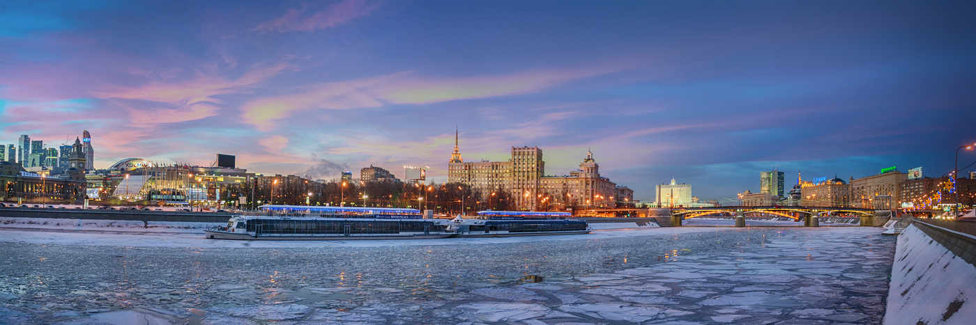 Закат на ростовской набержной