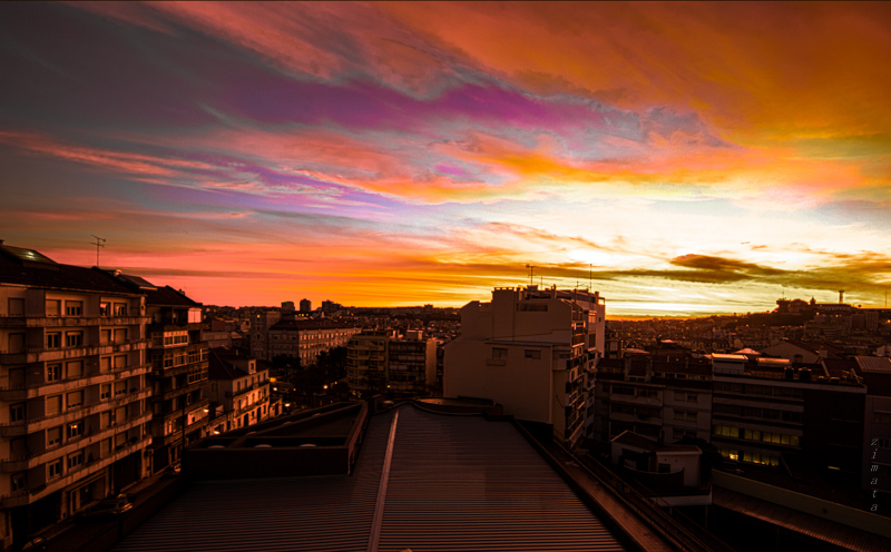 рассвет во всю ширь