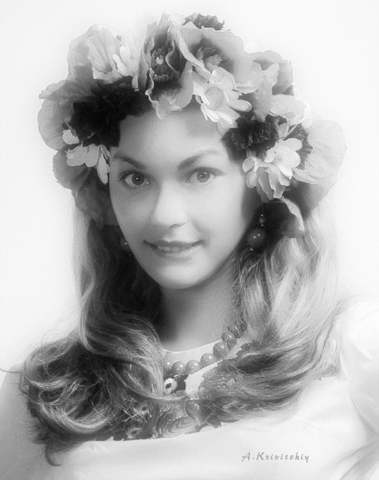 Girl with mood. Девушка с настроением.