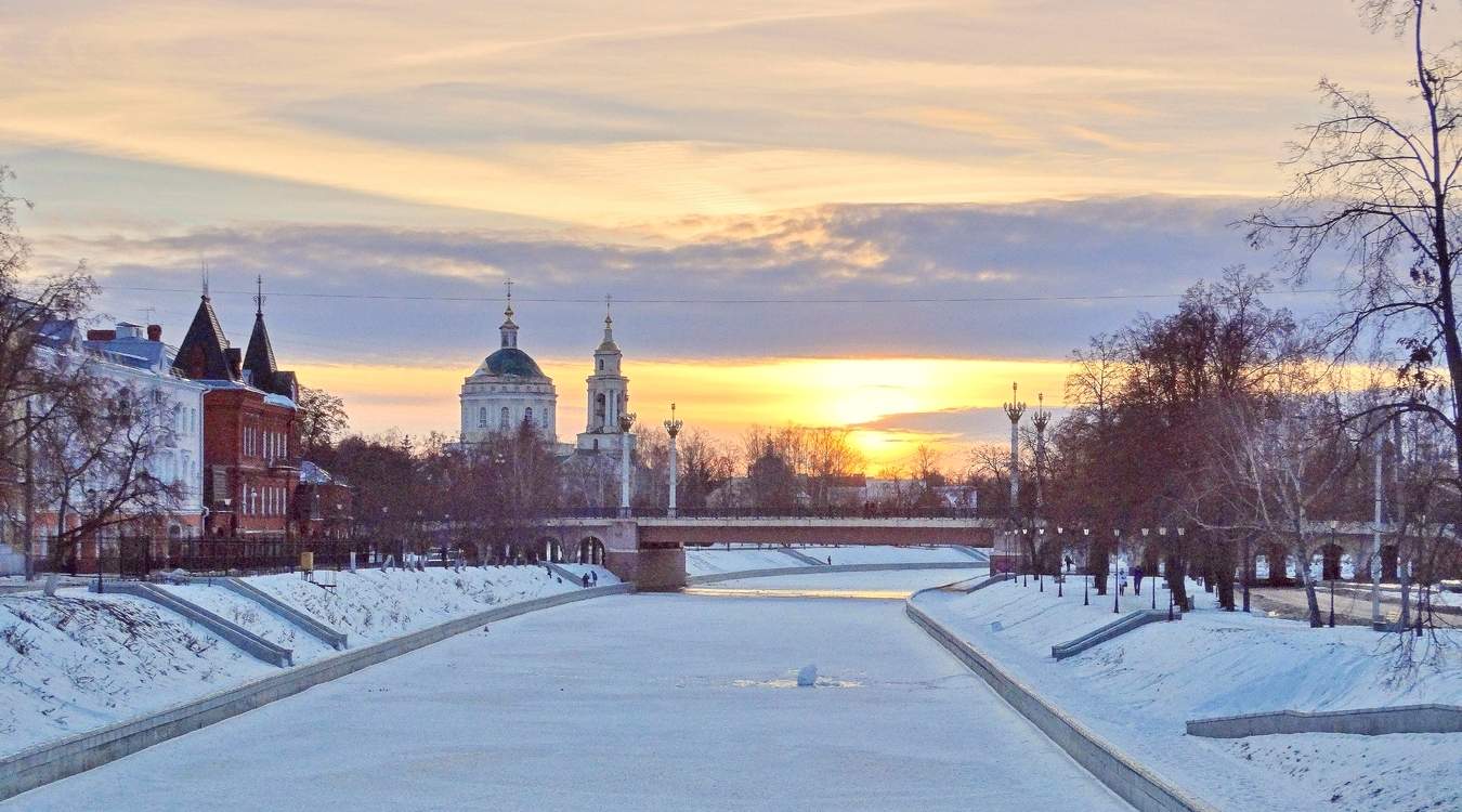 Морозный вечер на Орлике