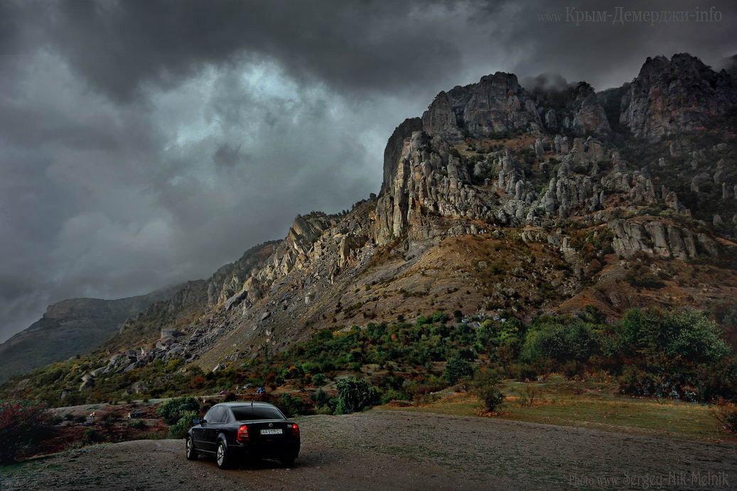 Черный «ангел» на Демерджи…
