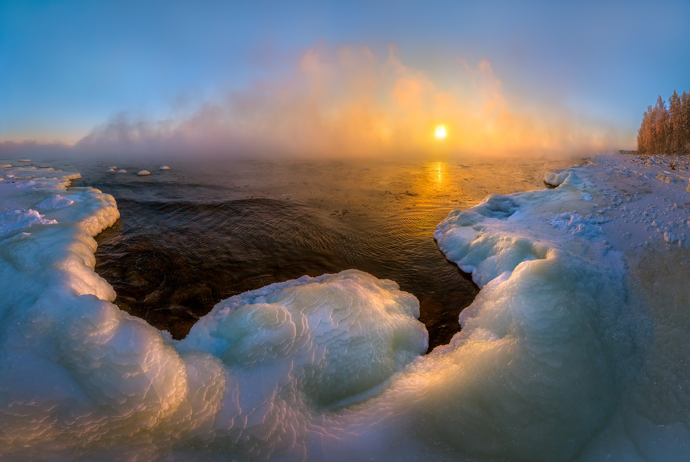 Фактура льда.