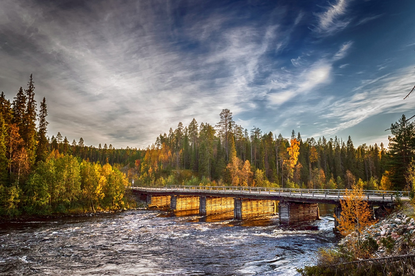 Карелия река Оланга