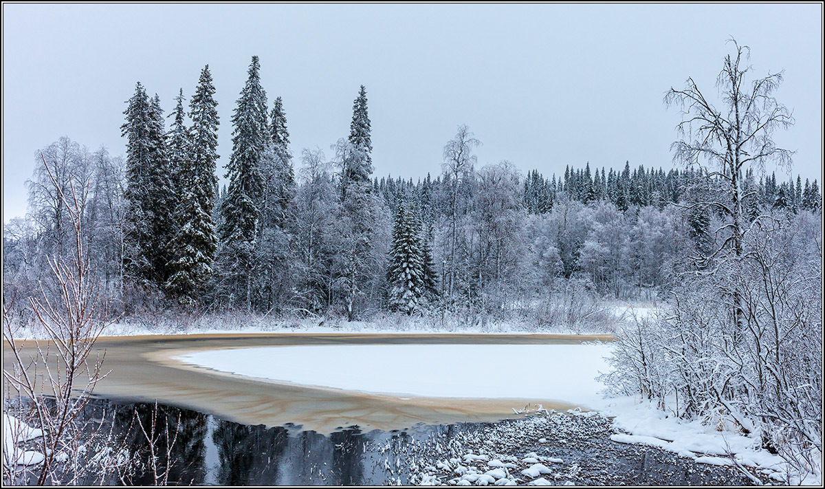 Тишина предновогодняя.