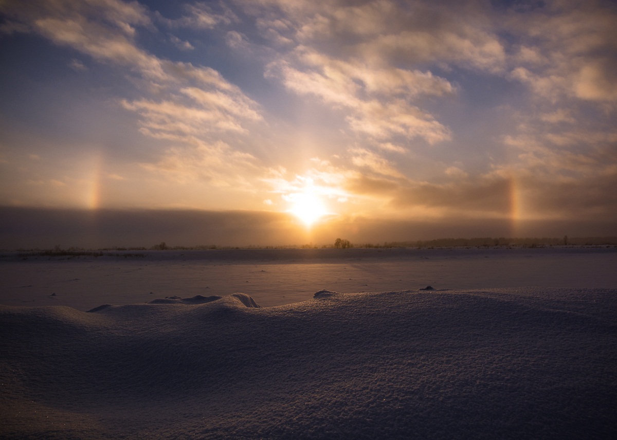 Зимняя радуга:)