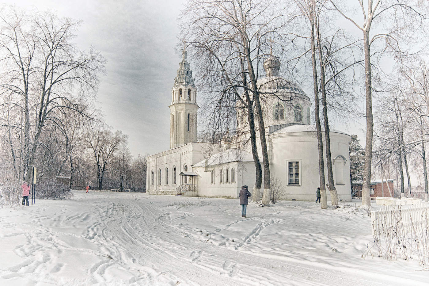 На Рождество.