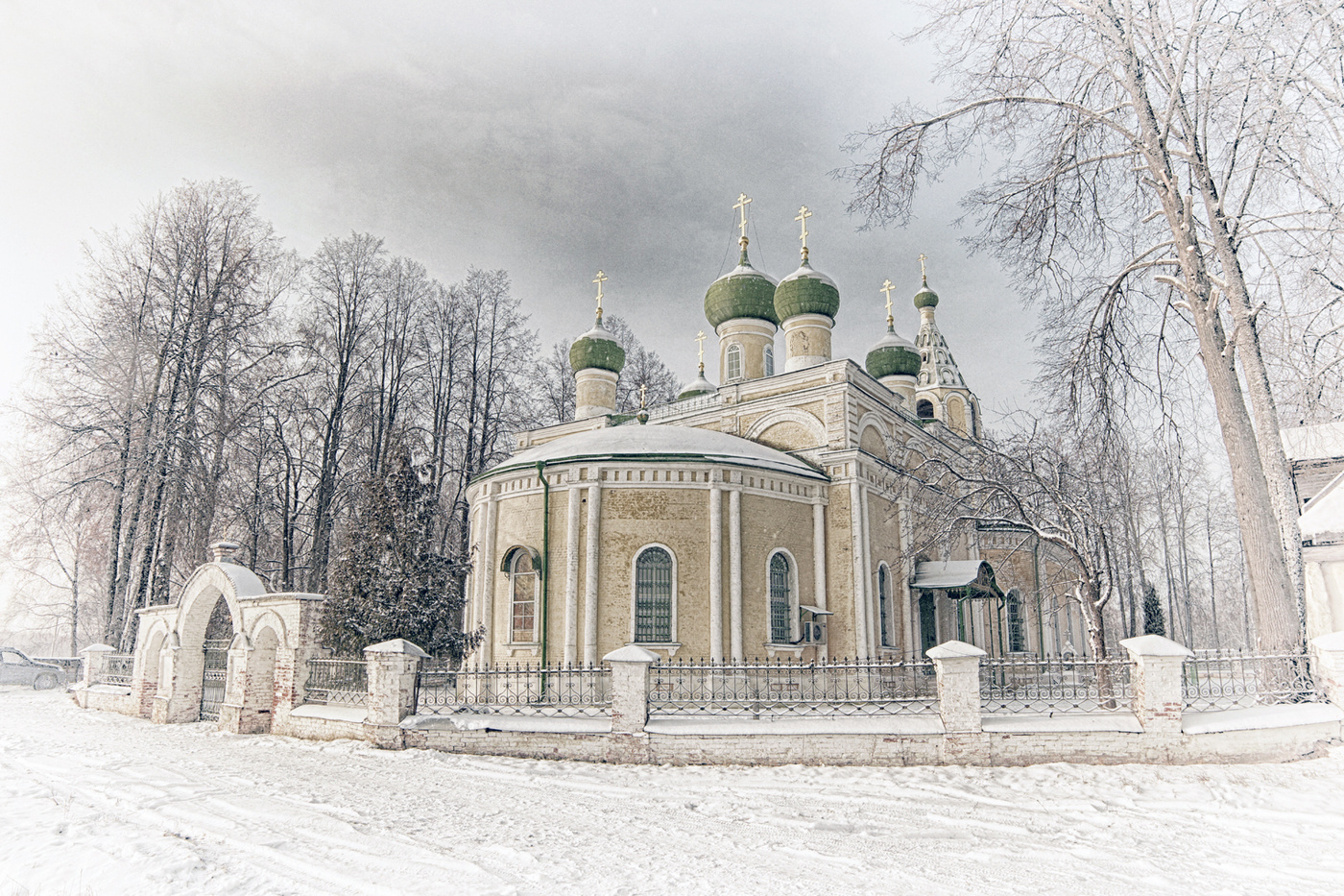 На Рождество.