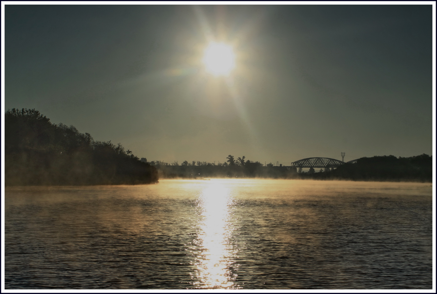 холодное утро августа