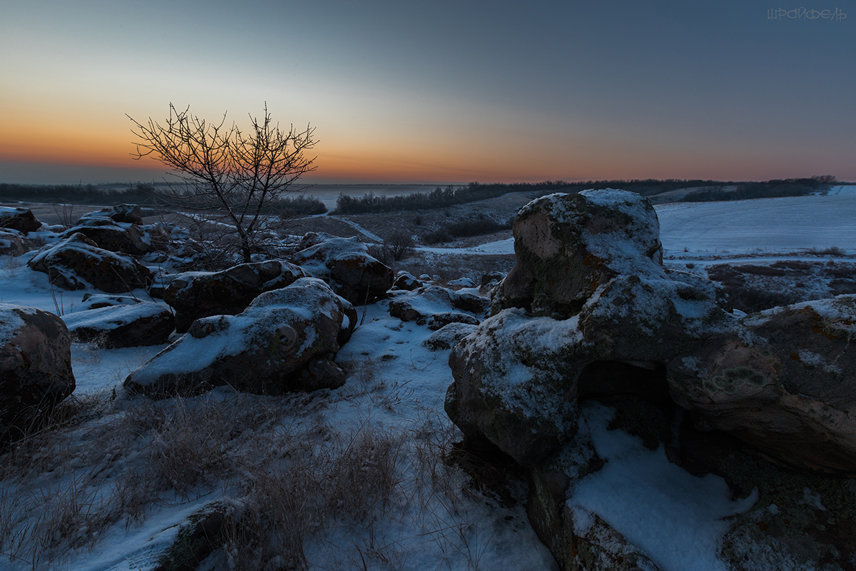 Морозный рассвет 28 января