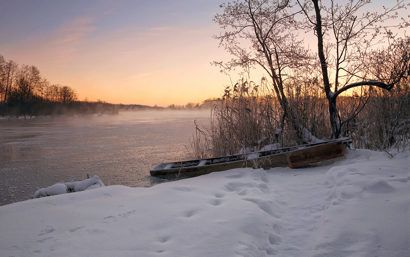 Зимний рассвет.