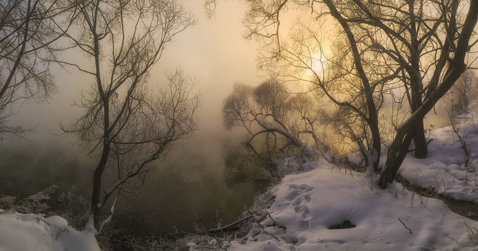 Морозным утром на Горячке