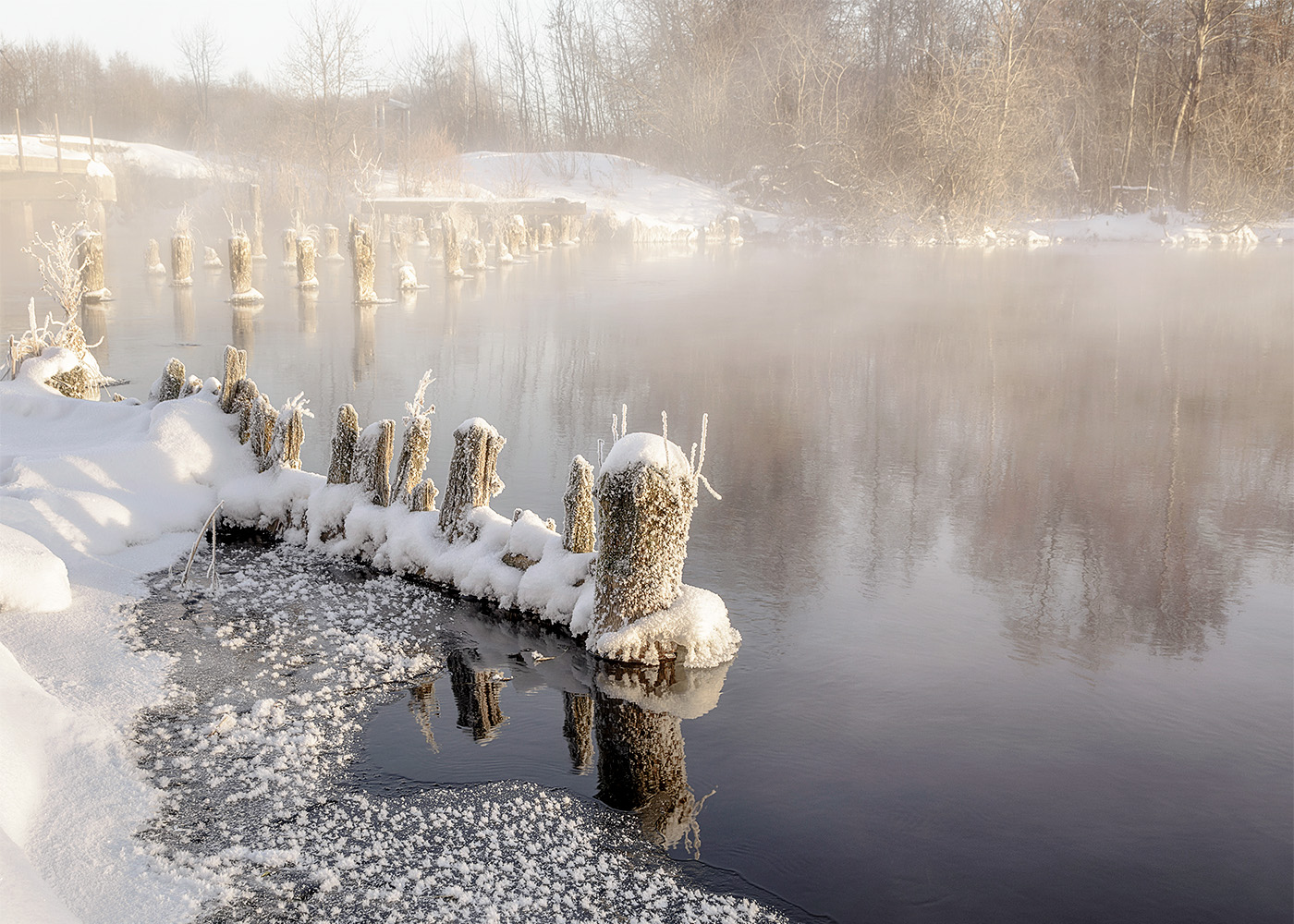Утро туманное.