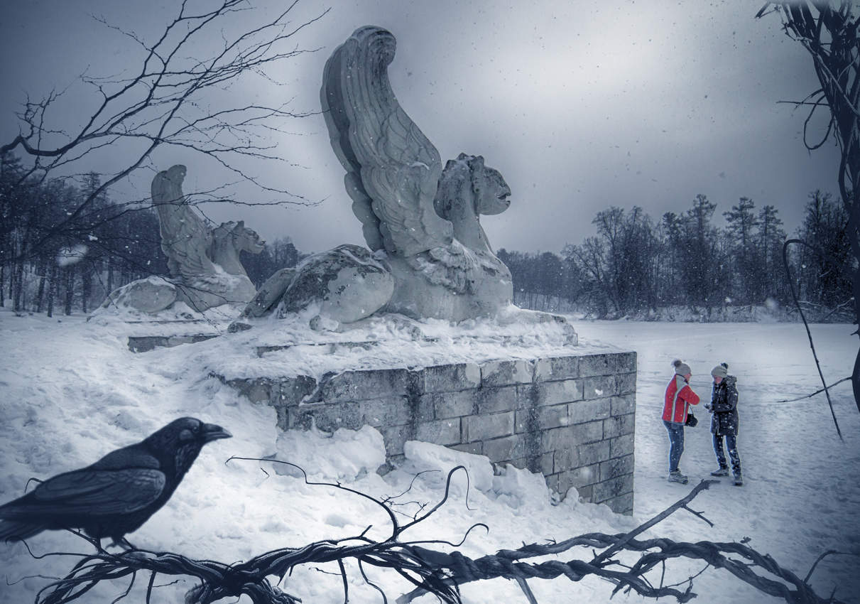 В усадьбе "Марфино"..