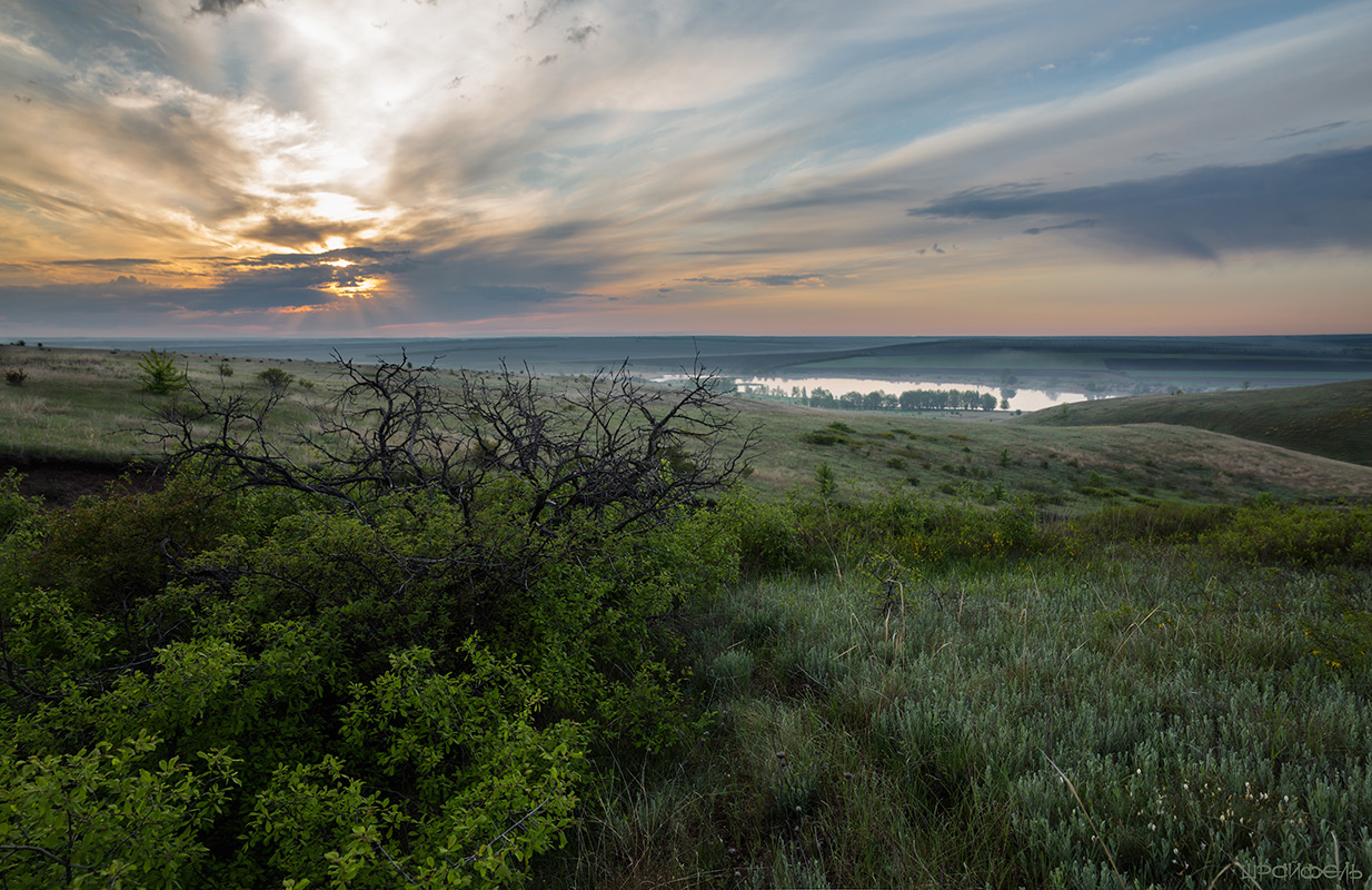 Тени прячутся по балкам