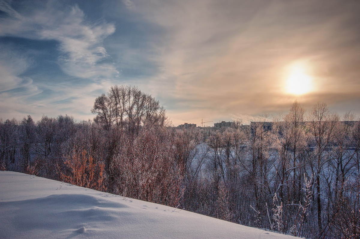 Мороз в городе