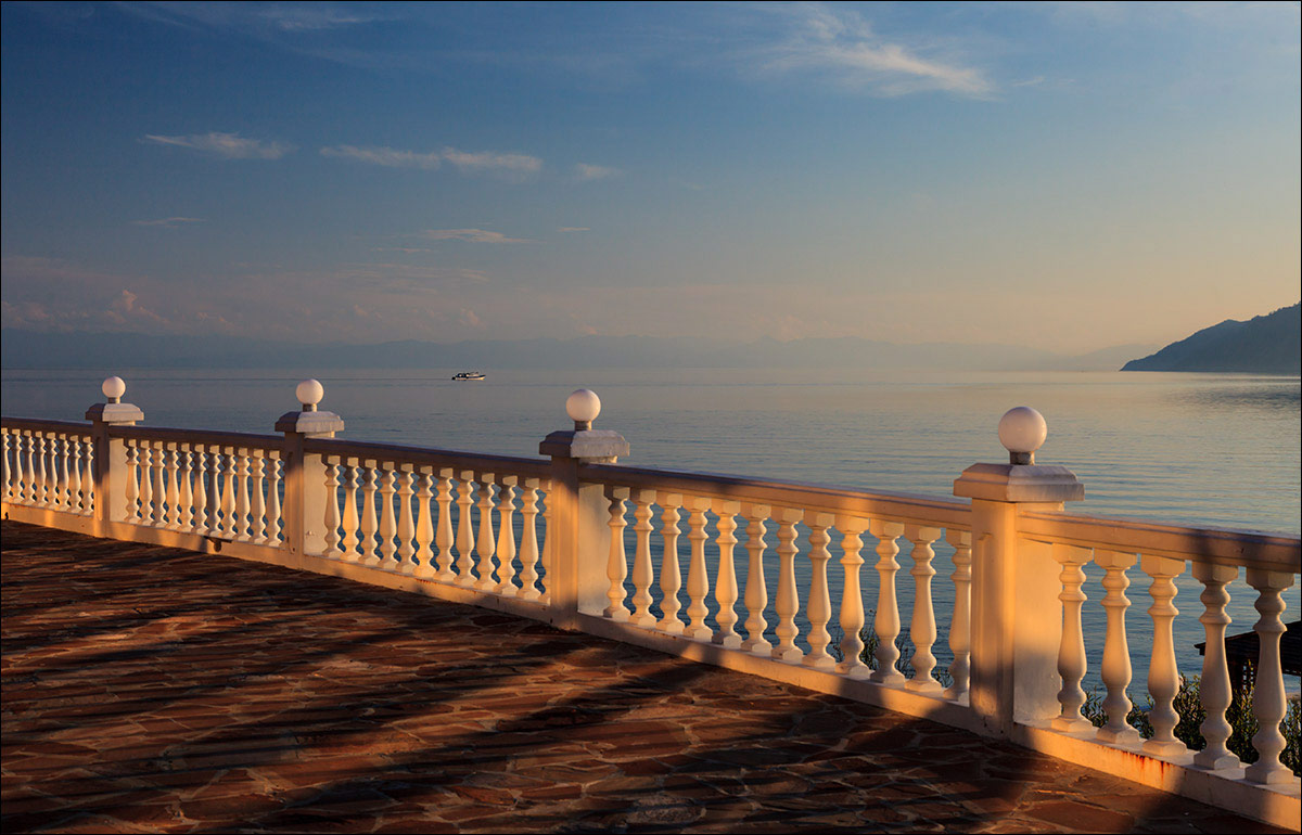 На Байкале.