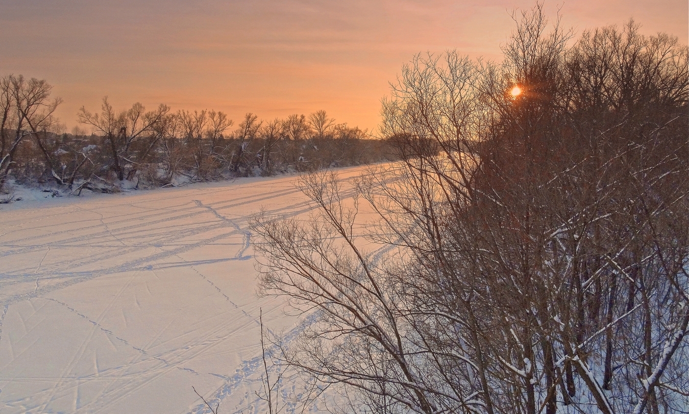 Закат на Оке