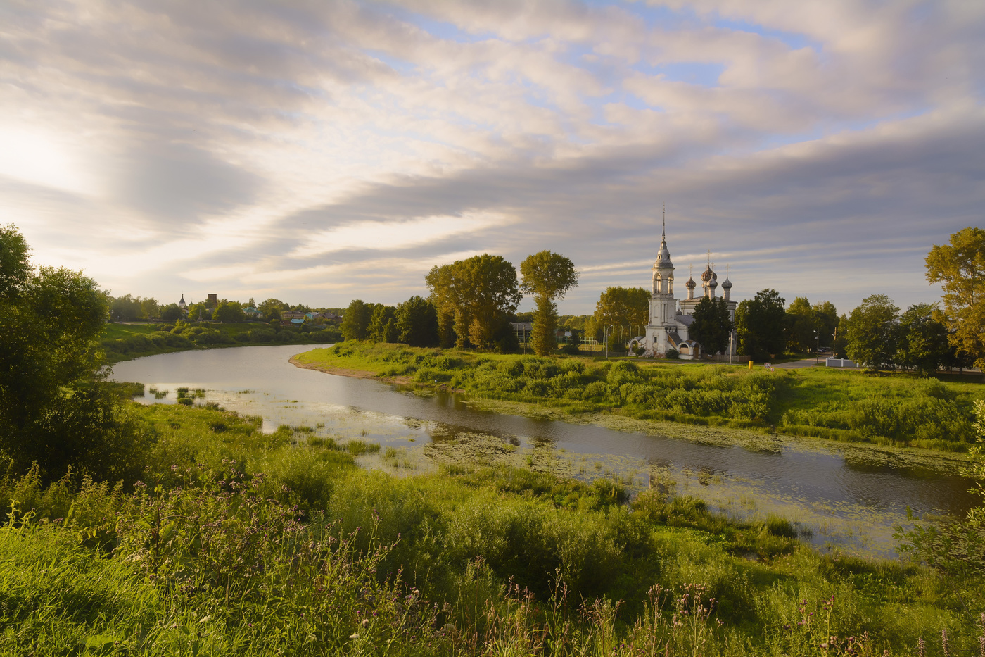 летний вечер в Вологде
