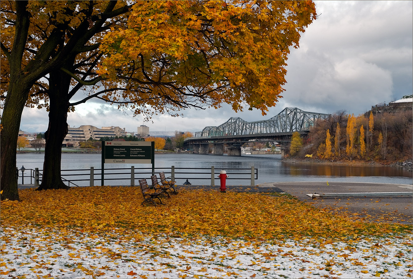 Оттава. Вид на мост Александра