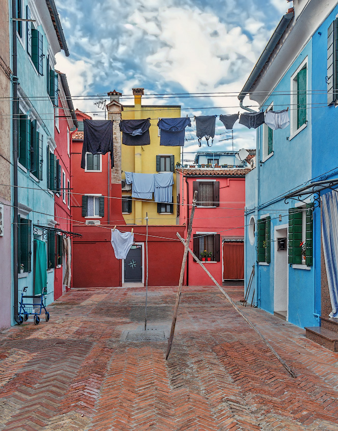 На острове Бурано