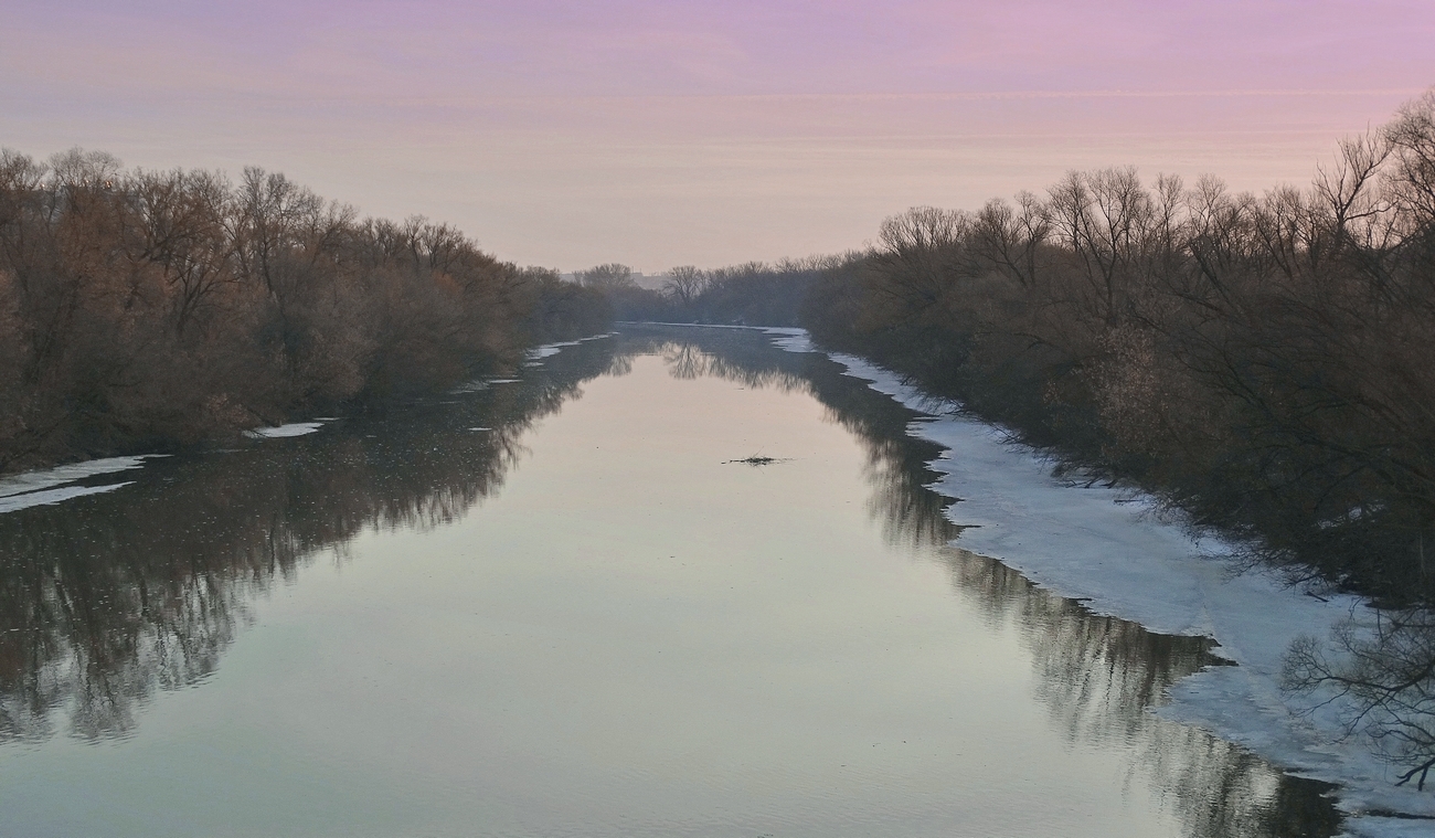Ока очистилась от льда