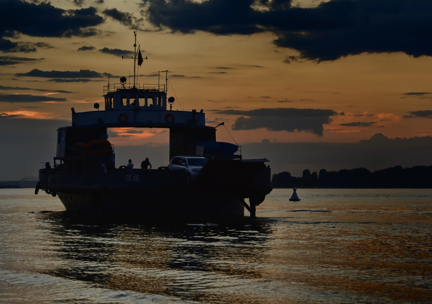 встречая закат