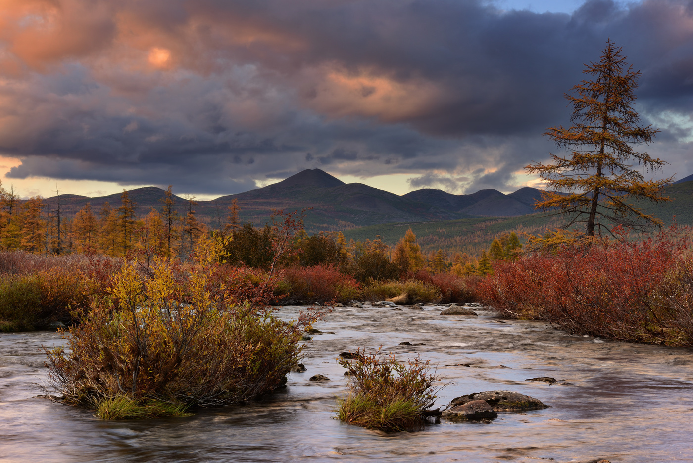 Вечер...Колыма....