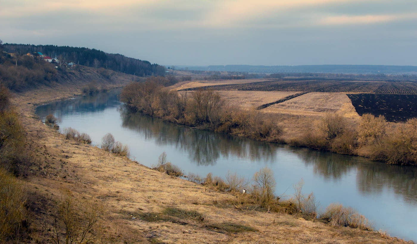 Вечерняя дымка над Окой