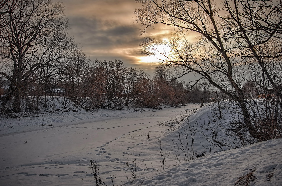 Мартовский вечер на Сундырке