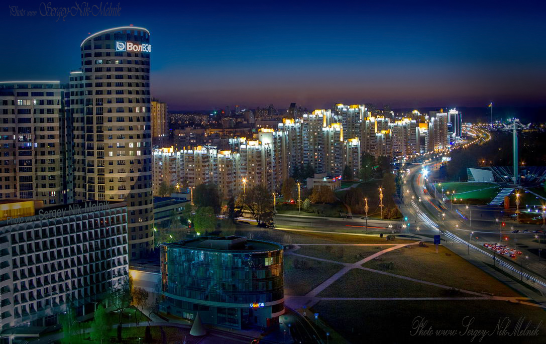 Панорама проспекта Победителей