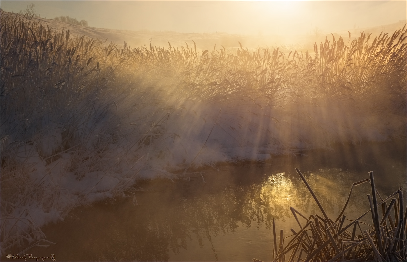 Фрагменты зимнего рассвета.
