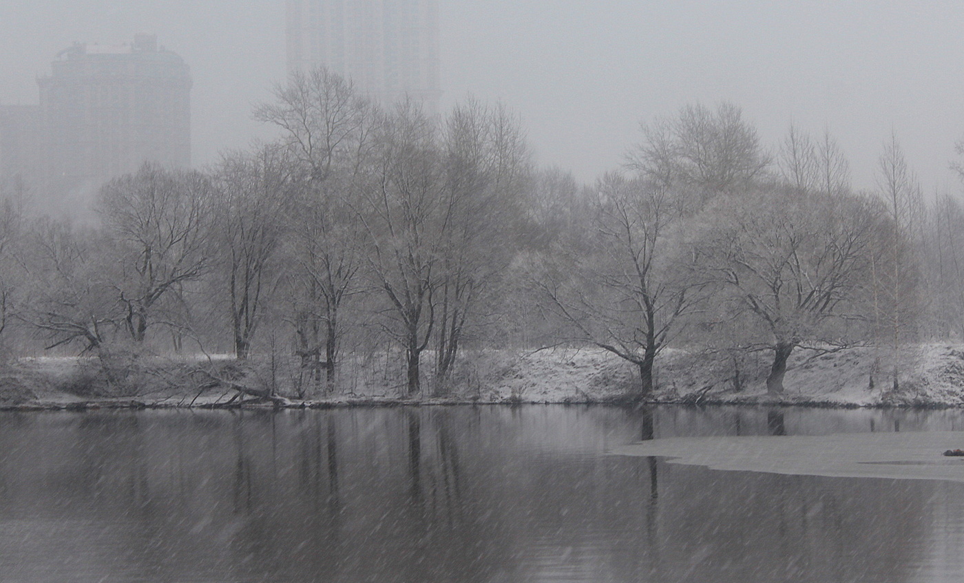 Снег в Строгино!