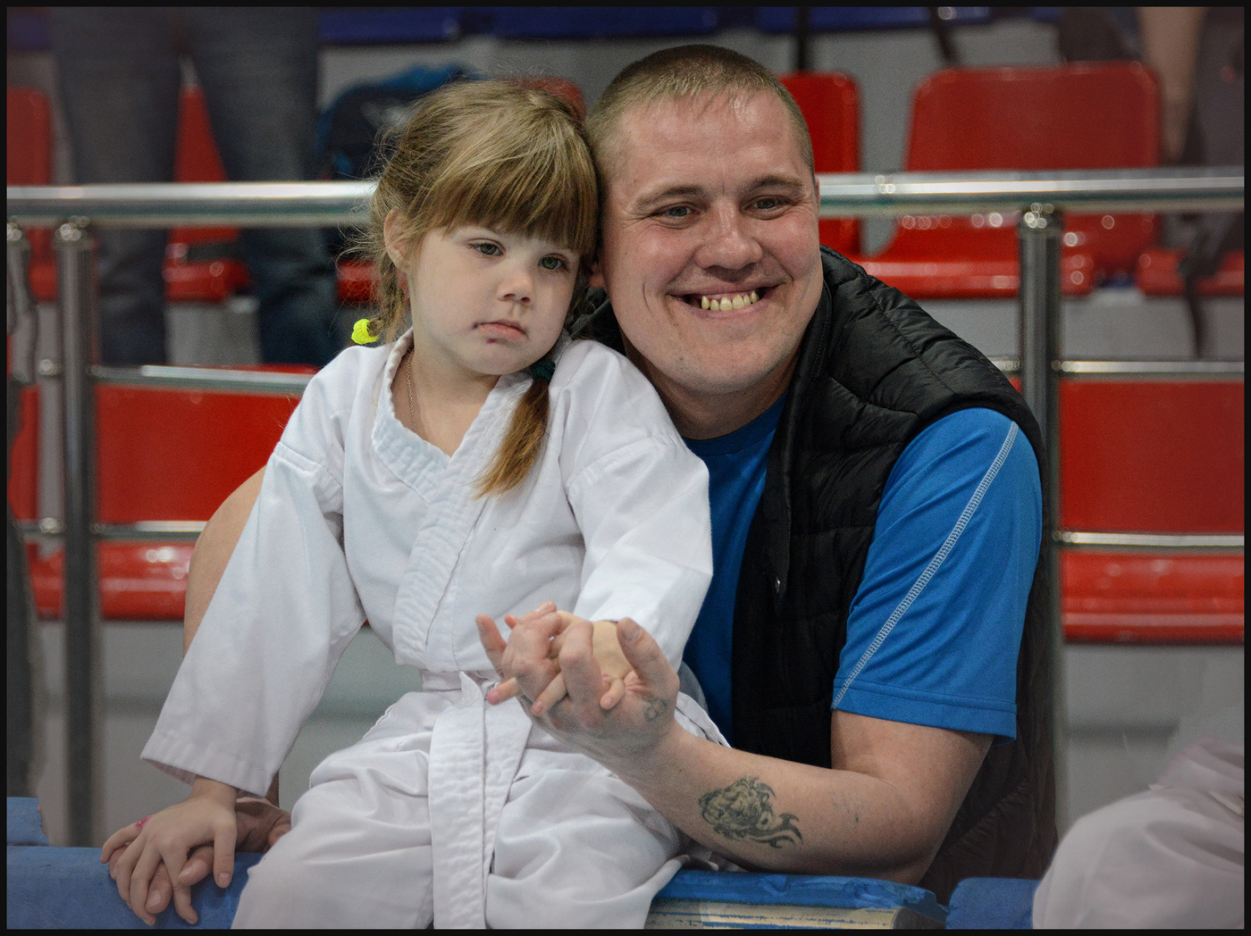 Я устала,папа))