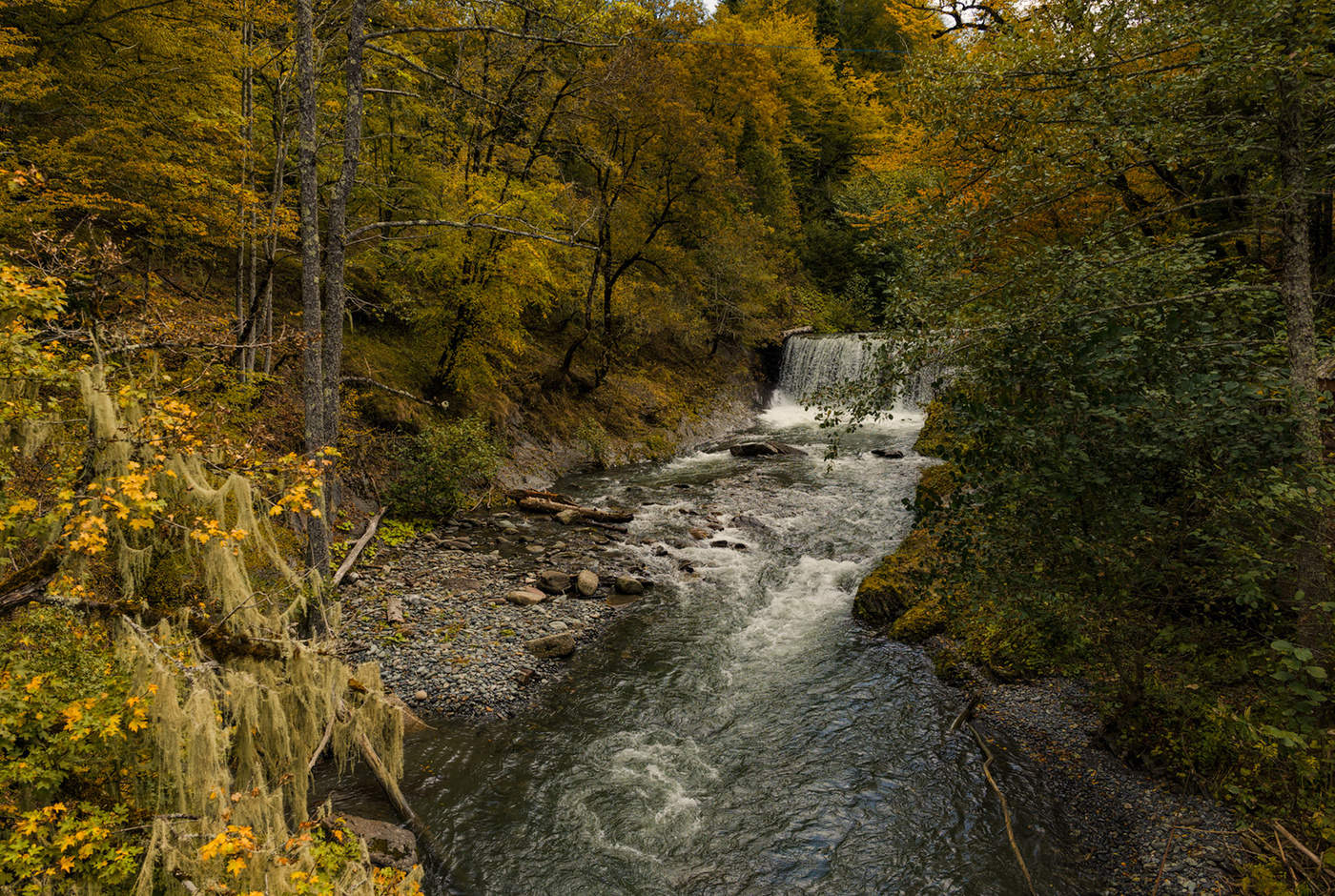 Осень на горной речке