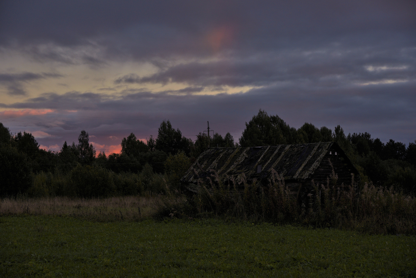 Поздним вечером ...