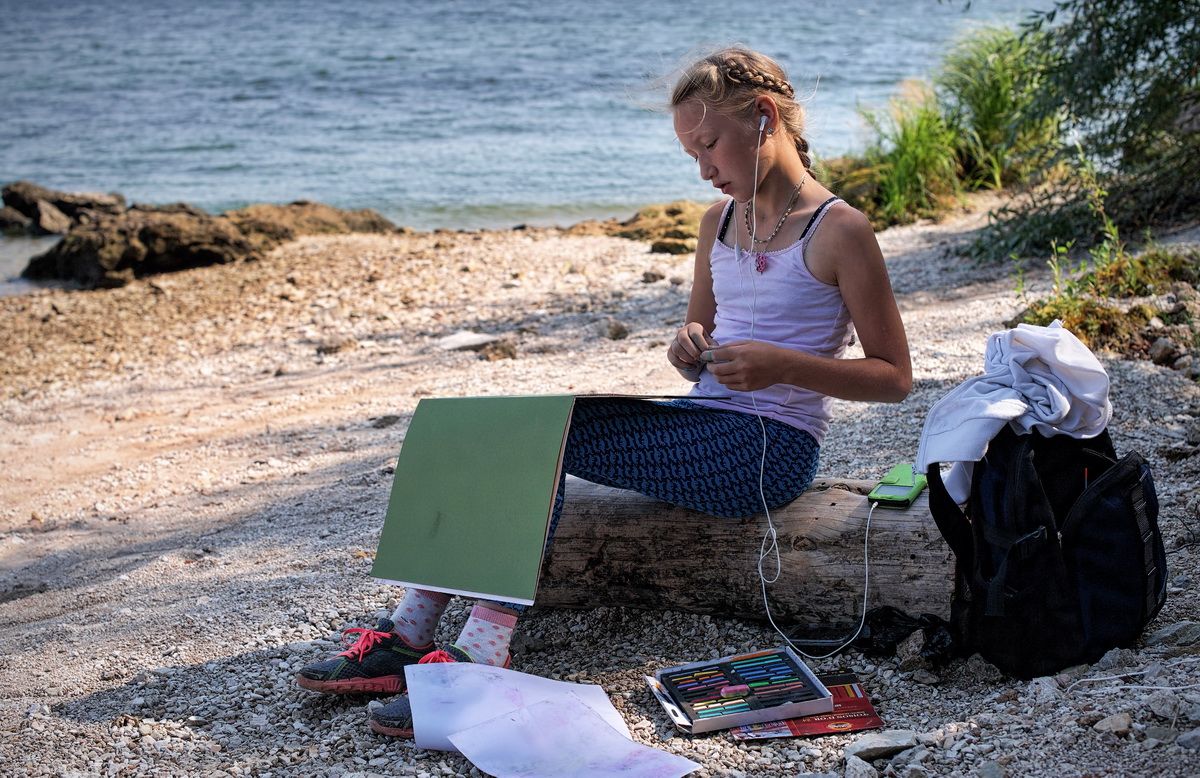 Пленэр на даче