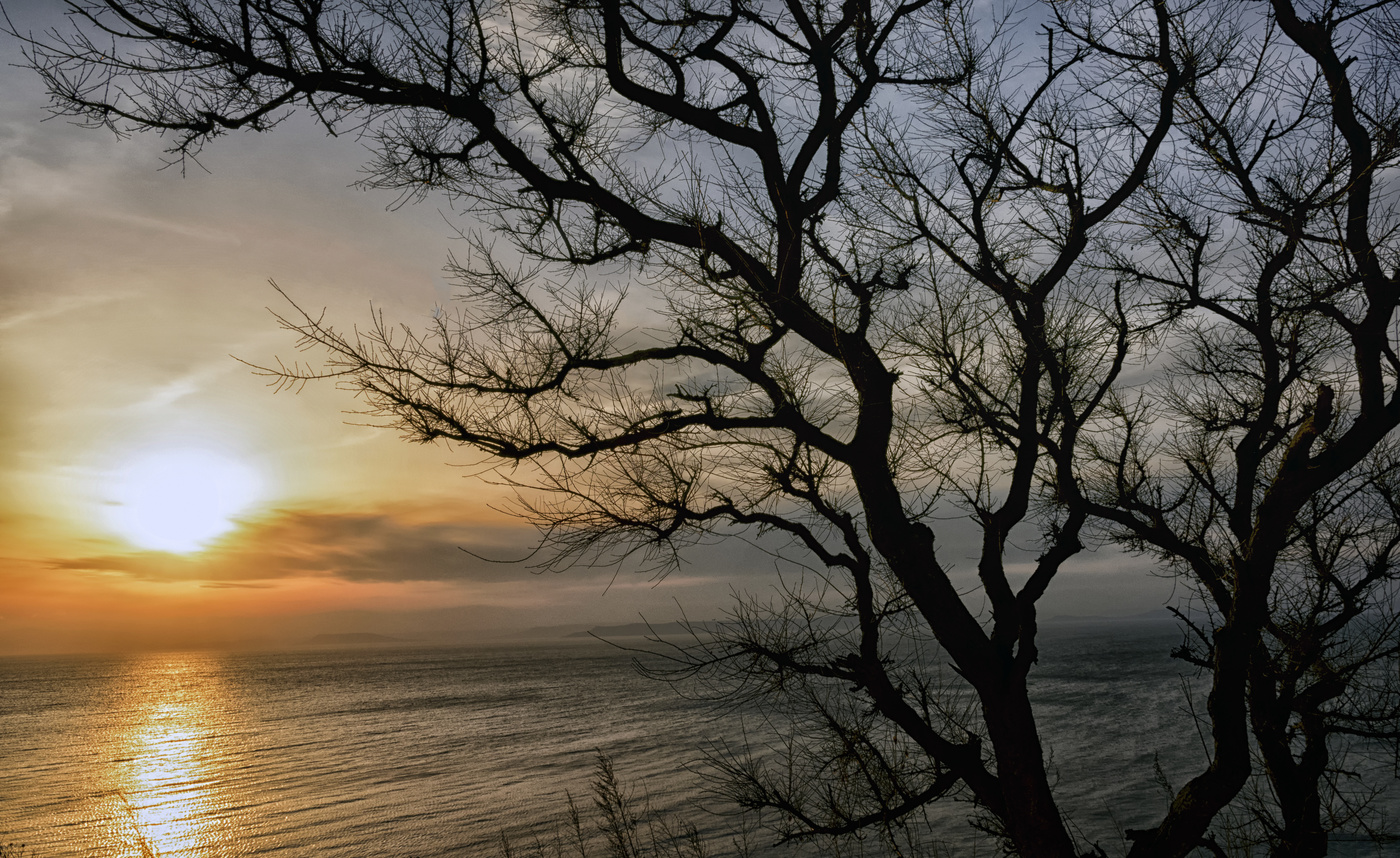 закат на Японском море