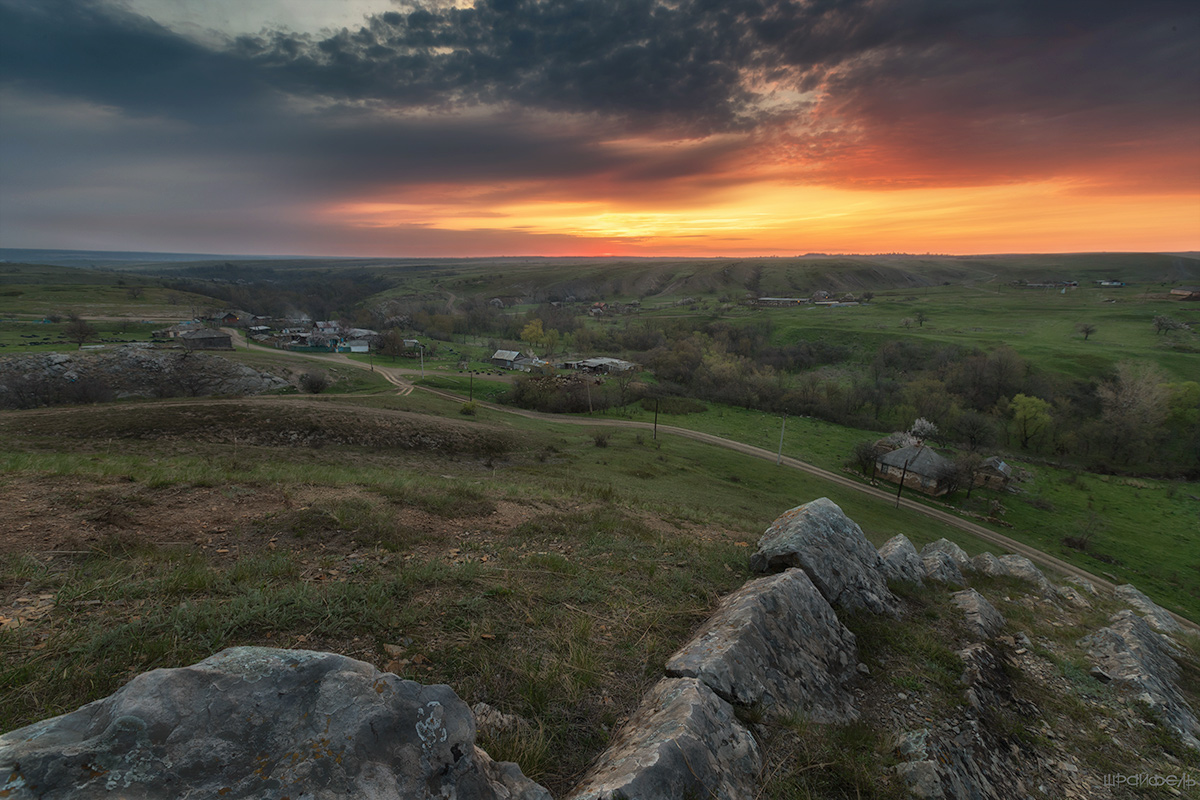 Апрельский рассвет над хутором Нижнеговейным