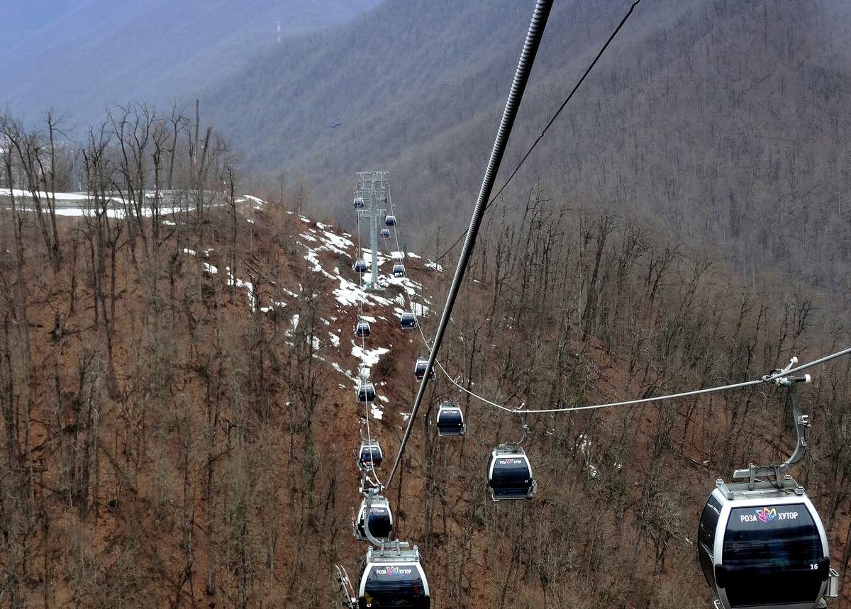Перспективный спуск на подъемнике