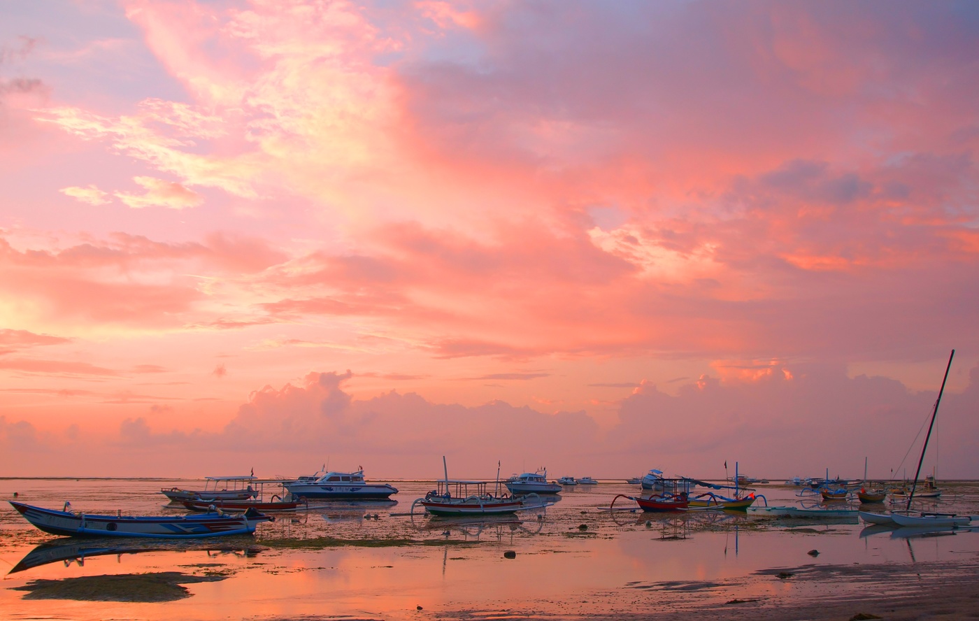 Розовое утро