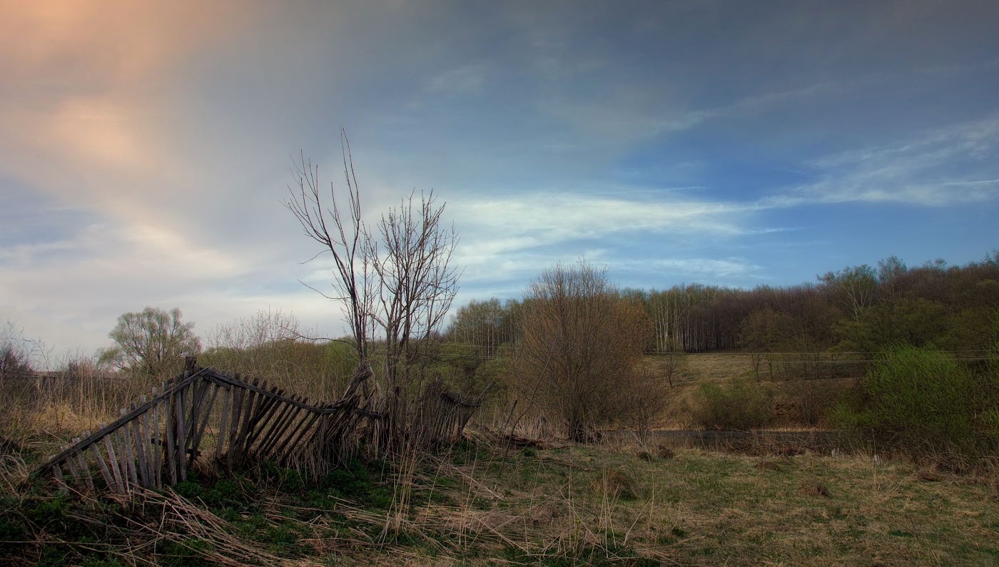 Закат за околицей