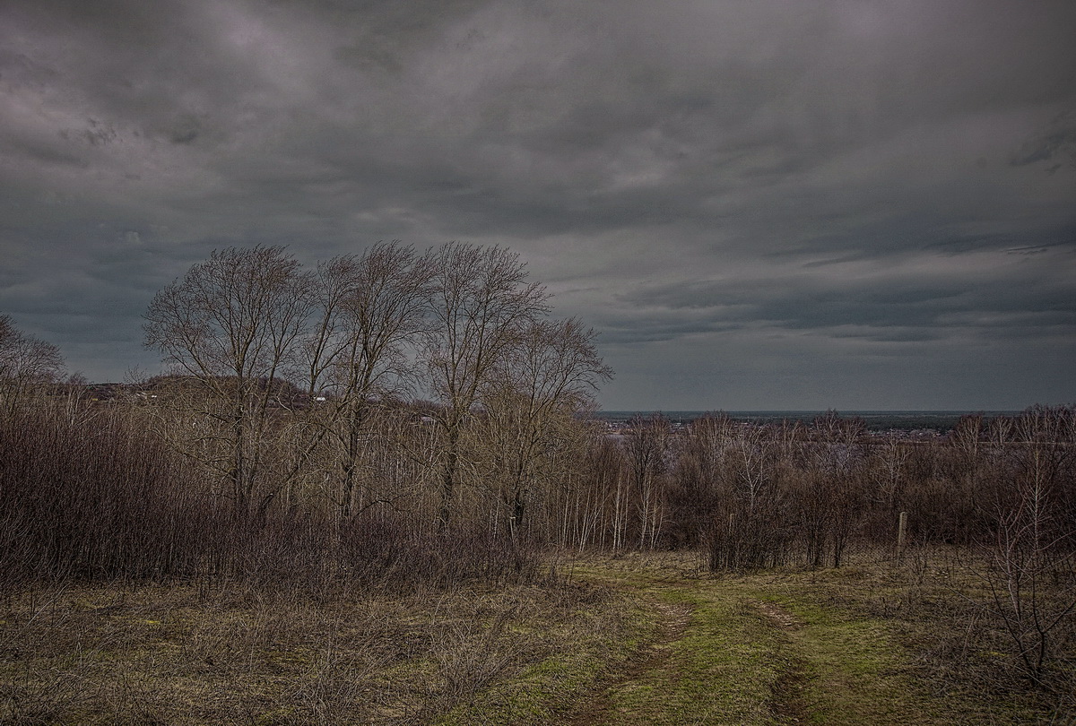 Пасмурный день в Пущино