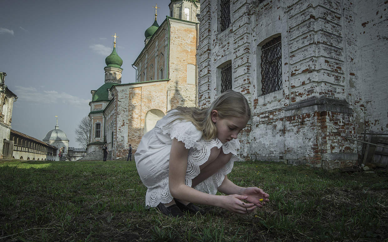 первый цветок