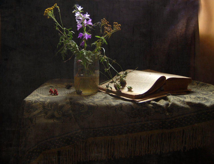 Натюрморт на скатерти