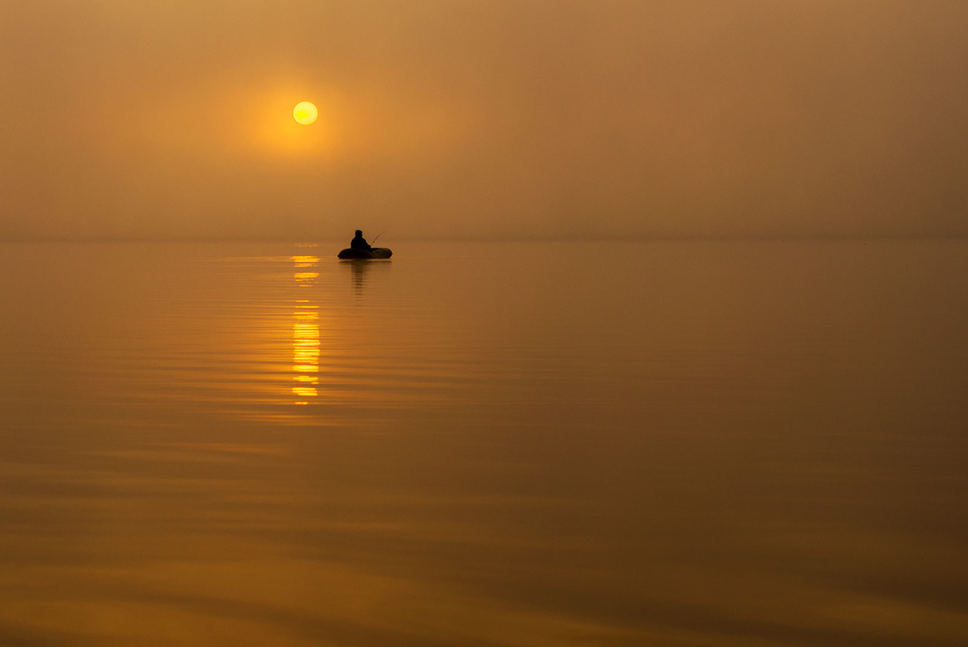 На зорьке в тумане